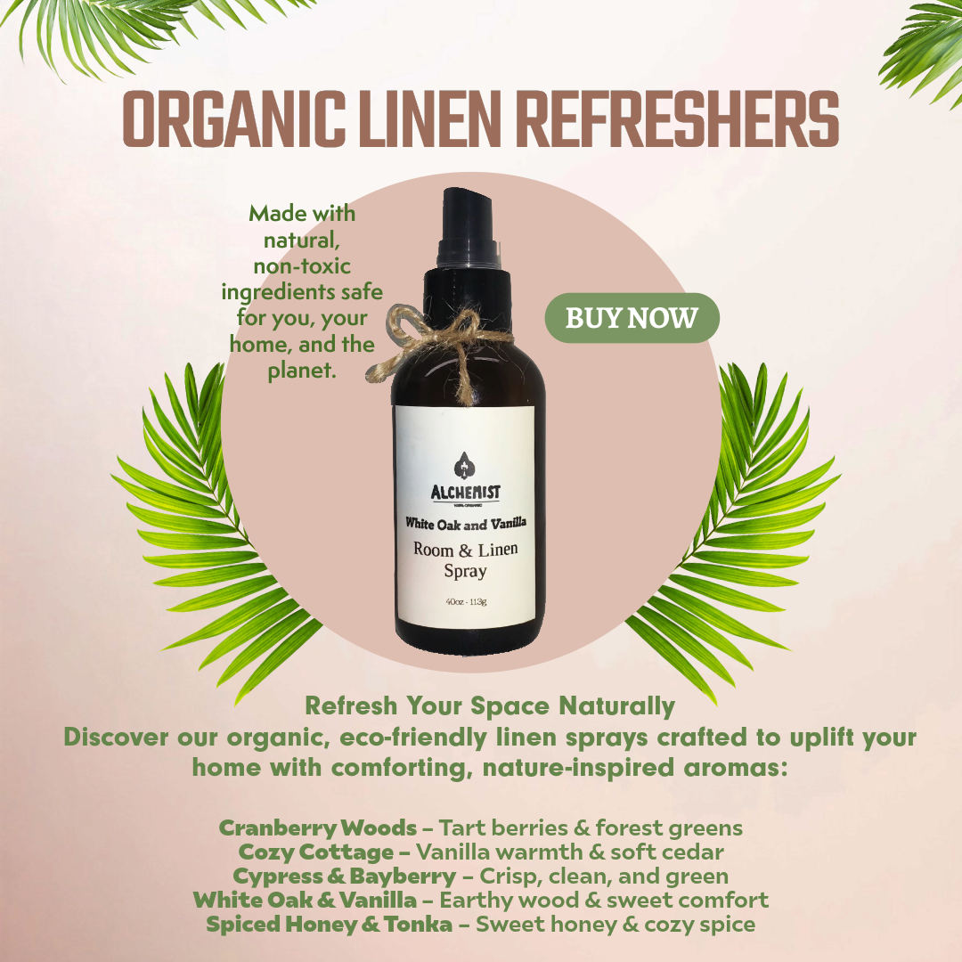 7 Ways to Cozy Up Your Home: Organic Linen Sprays