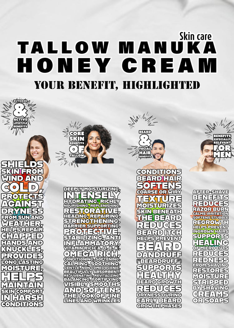 Radiant Deep Repair Manuka Honey Tallow Whipped Cream Collection