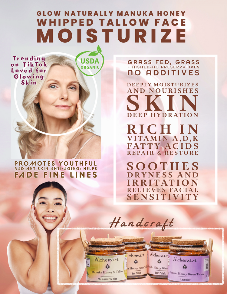 Radiant Deep Repair: Manuka Honey Tallow Whipped Cream Collection