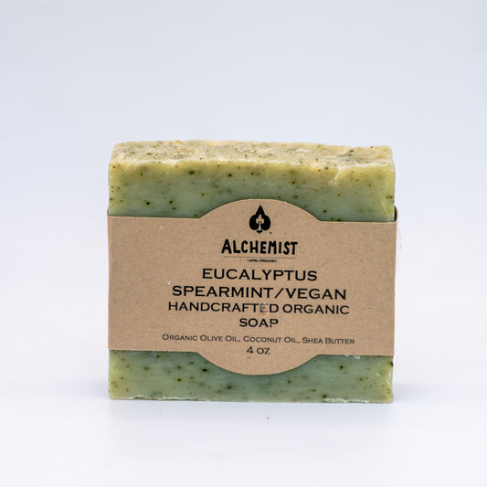 Eucalyptus Spermint handcrafted vegan soap