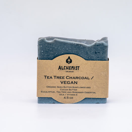 Tea Tree Charcoal Handcrafted Vegan Soap