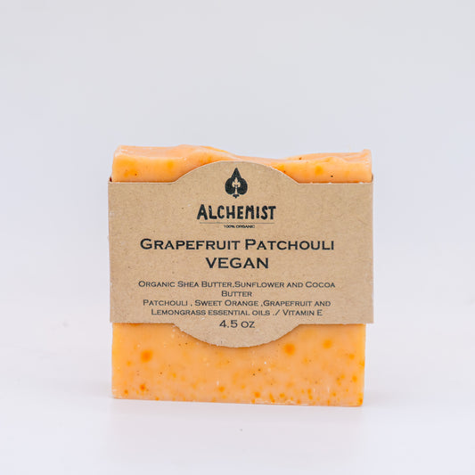 Grapefruit Patchouli Handcrafted Vegan Soap