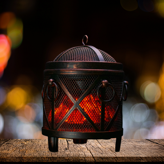 Candle Alchemist Wax Warmer – 4-in-1 Electric Wax Melter, Oil Burner, Fireplace-Style Warmer for Home, Office, Bedroom Aromatherapy, Gifts, and Décor (Bronze, Fireplace Stove)