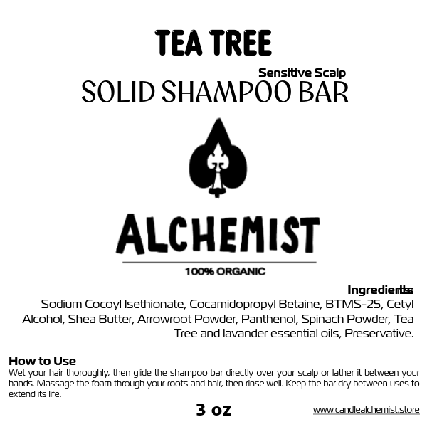 Tea Tree Shampoo Bar – Clarifying, Fresh & Balancing