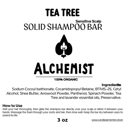 Tea Tree Shampoo Bar – Clarifying, Fresh & Balancing